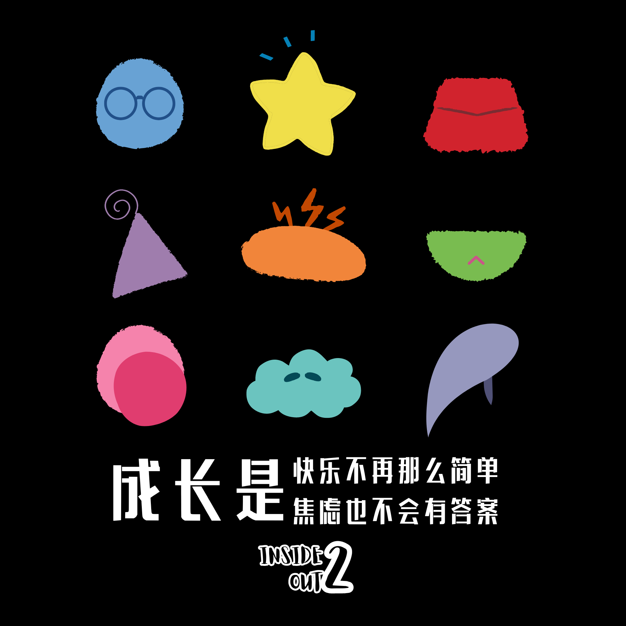 cover of episode S4.E4 成长是…快乐不再那么简单，焦虑也不会有答案|头脑特工队2