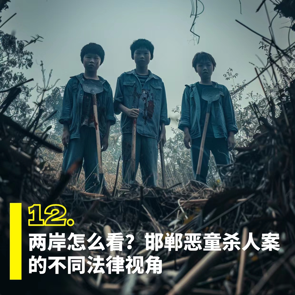 cover of episode 12. 两岸怎么看？邯郸恶童杀人案的不同法律视角