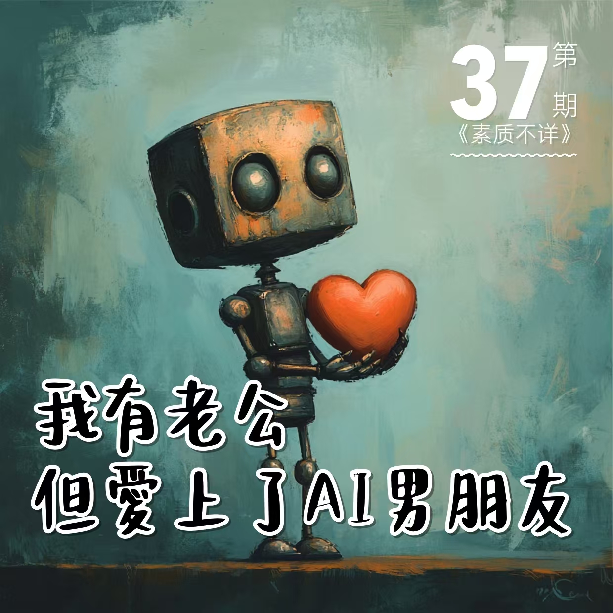 cover of episode 37. “我有老公，但爱上了AI男友”——你需要AI恋情吗？